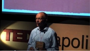 David Parrish speaking about two kinds of creativity at TEDx Napoli