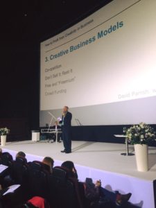 David Parrish speaking at the Business Wisdom Summit Ukraine