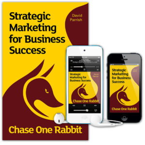 Chase One Rabbit creative marketing book in paperback, eBook and Audiobook formats