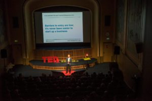 David Parrish TEDx speaker in Tromsø giving TED talk on Creative Industries