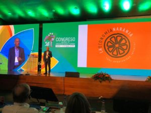 speaker on the Orange Economy at the national Congress of ANATO in Medellin, Colombia.
